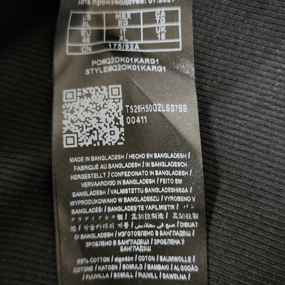 GUESS Women’s Talo Logo Black Dress 1/3 Front-Zip Size‎ XL - Picture 8 of 9